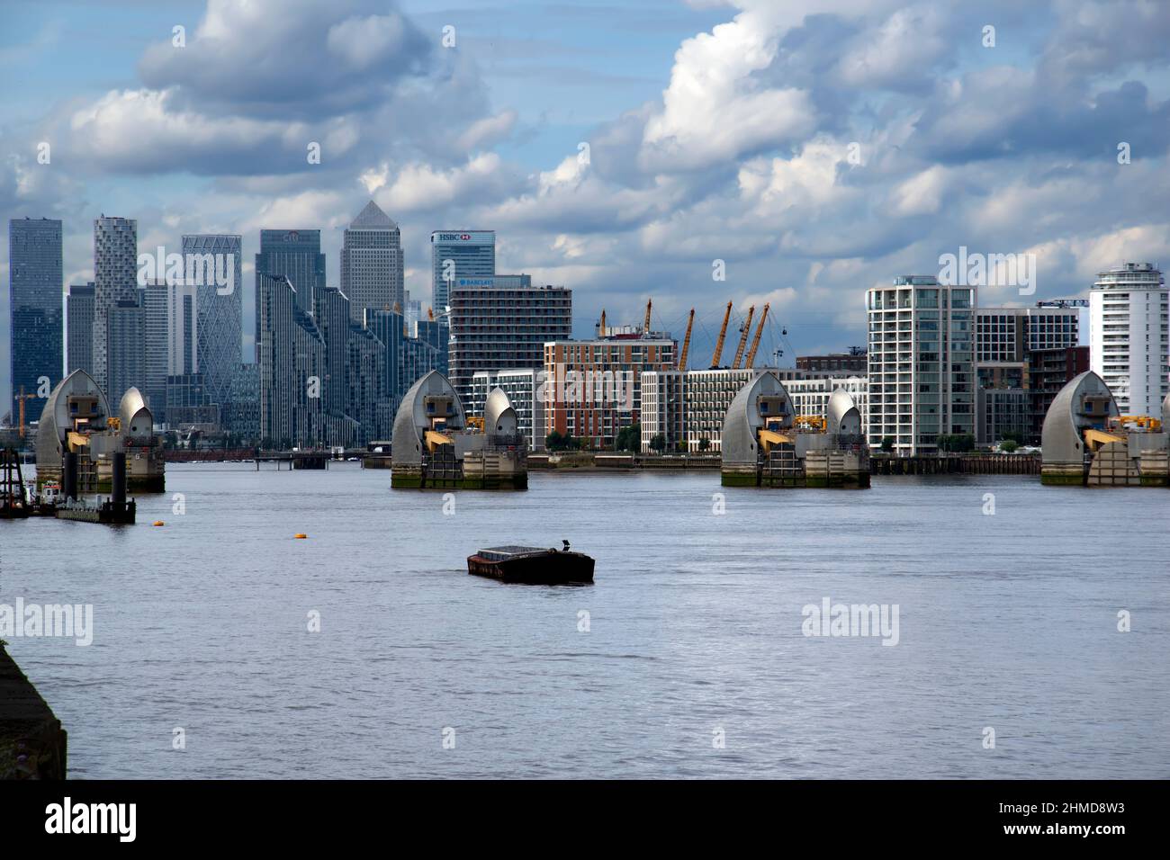 London, UK - September 17th 2021: The Thames Barrier Stock Photo