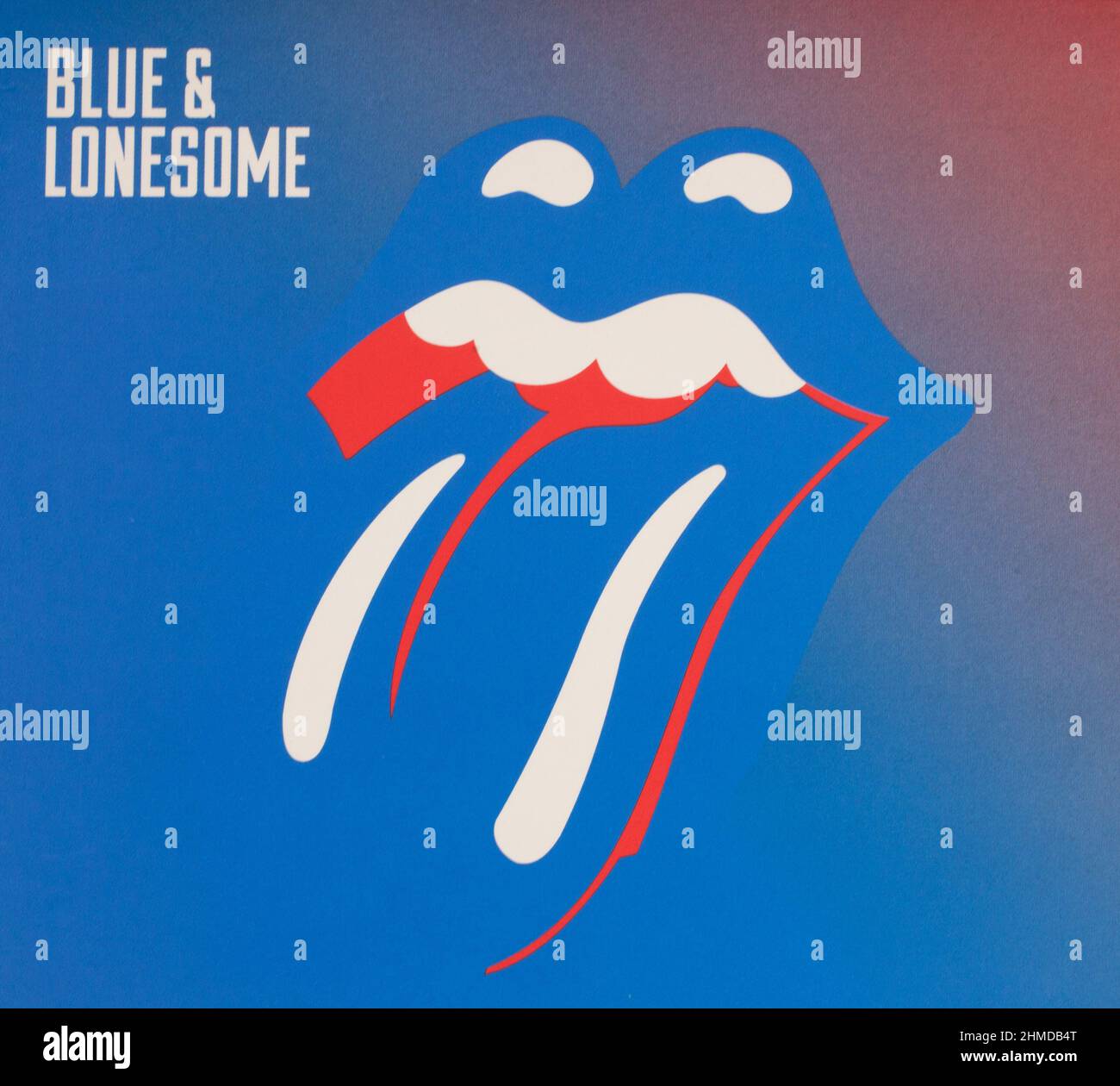 The cd album cover, Blues and Lonesome by The Rolling Stones Stock Photo