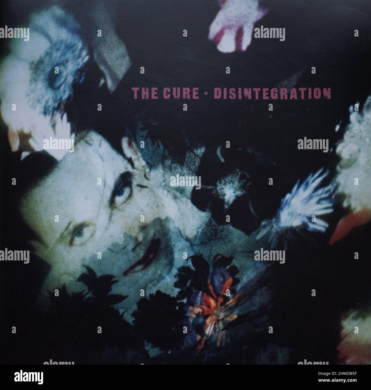 The cd album cover, Disintegration by The Cure Stock Photo