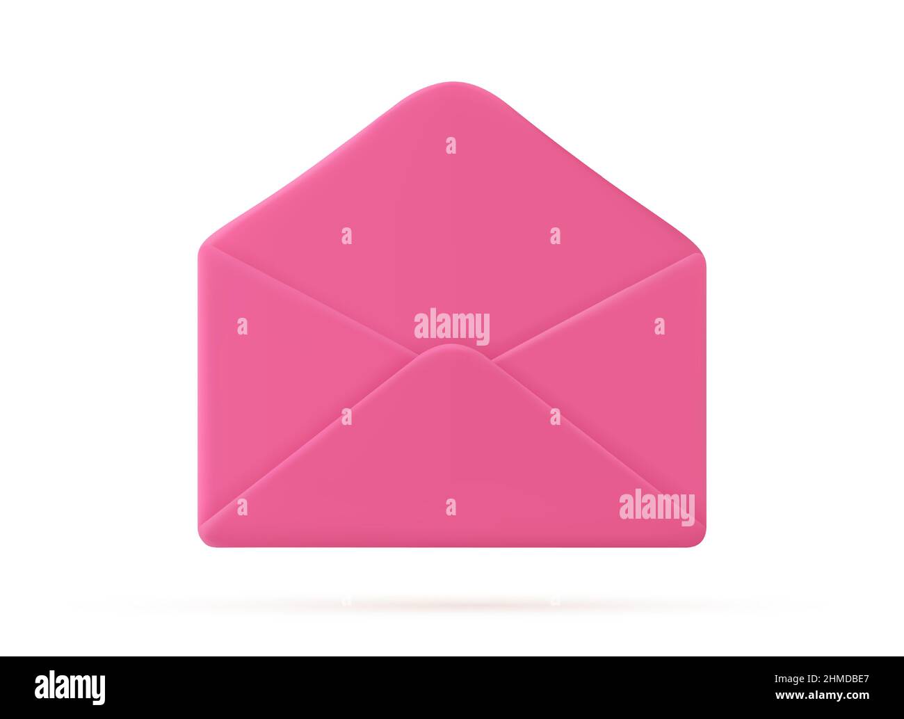 3d open mail envelope icon Stock Vector Image & Art - Alamy