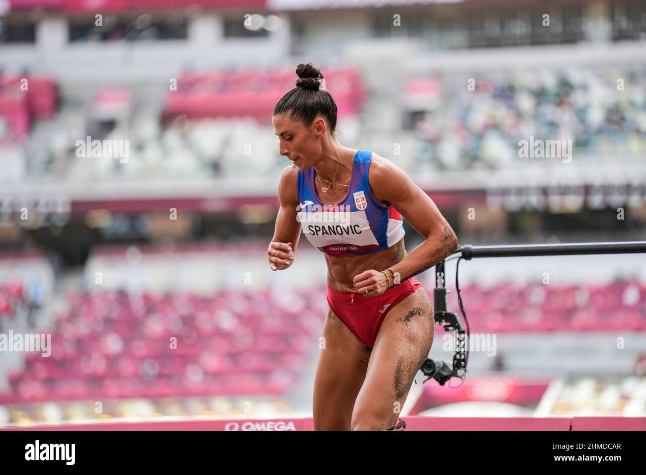Ivana Spanovic participating in the Tokyo 2020 Olympic Games in the