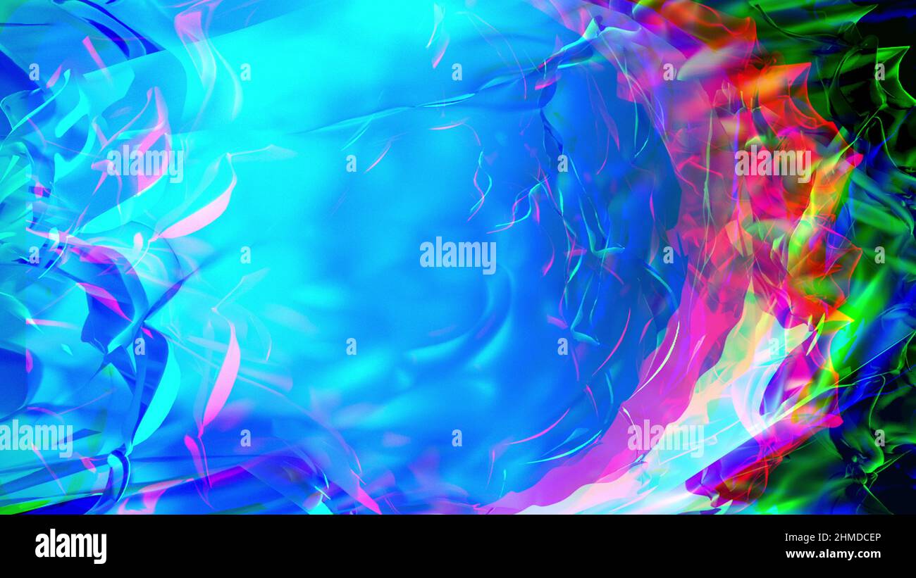 Vivid swirls with 3d render swirls and circular chaotic blurs ...