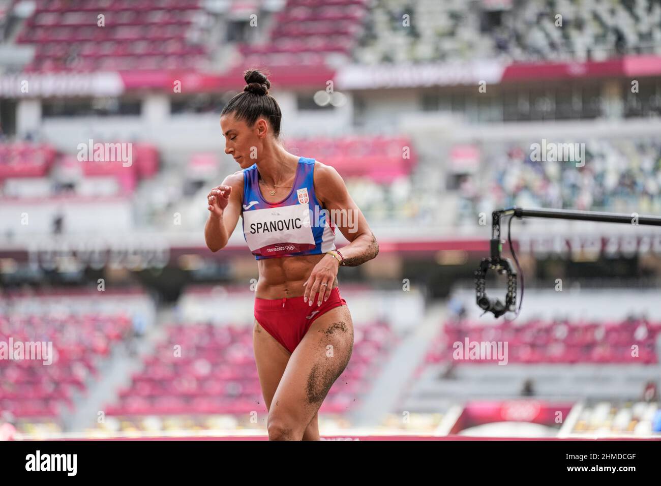 Ivana Spanovic participating in the Tokyo 2020 Olympic Games in the