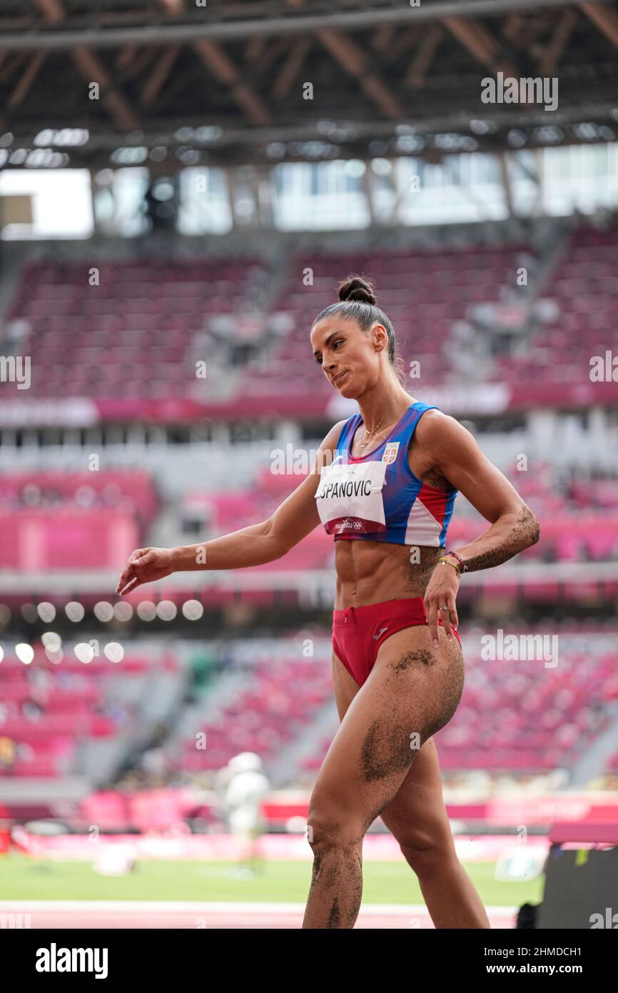 Ivana Spanovic participating in the Tokyo 2020 Olympic Games in the
