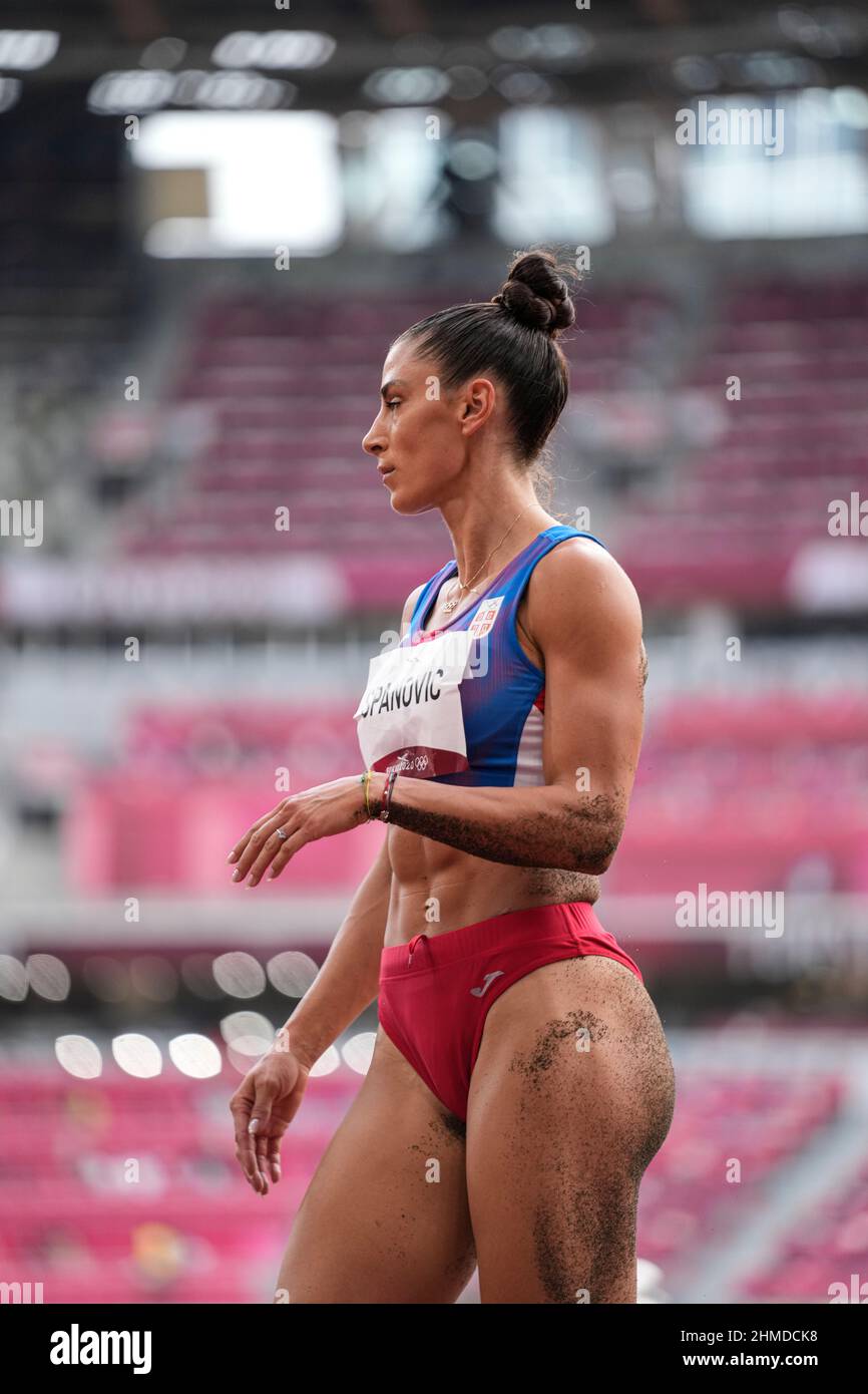 Ivana Spanovic participating in the Tokyo 2020 Olympic Games in the
