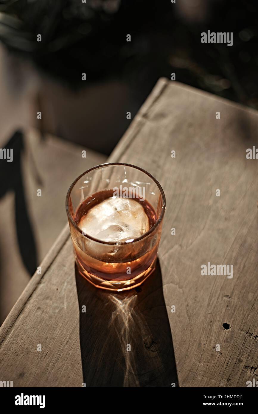 black drip coffee in glass cup Stock Photo Alamy