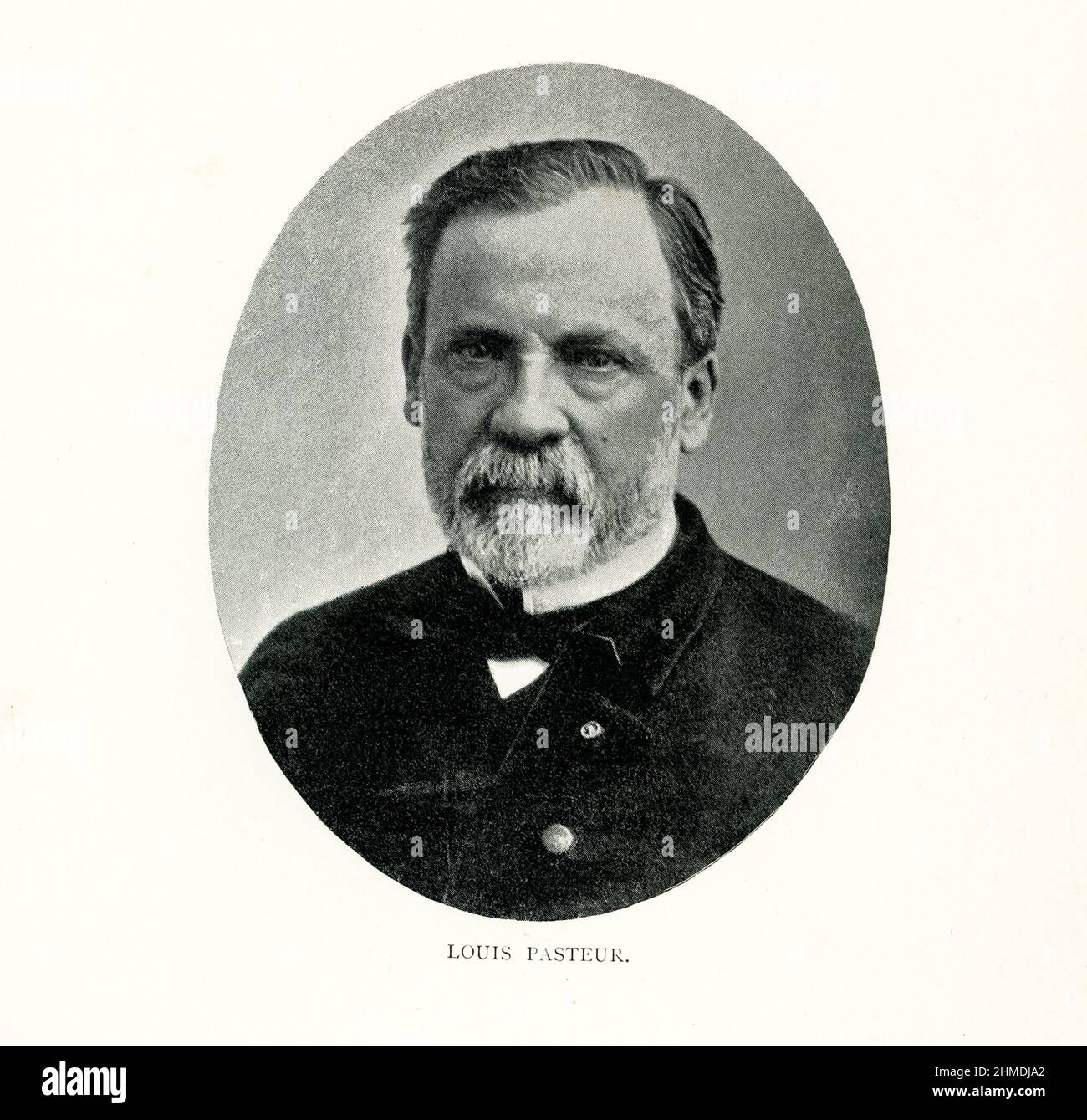 Louis Pasteur (died 1895) was a French chemist and microbiologist renowned  for his discoveries of the principles of vaccination, microbial fermentation, and pasteurization. Stock Photo