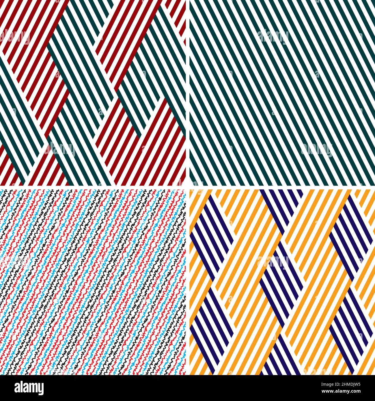 4 different vector patterns in the same package(eps). One pattern is ...