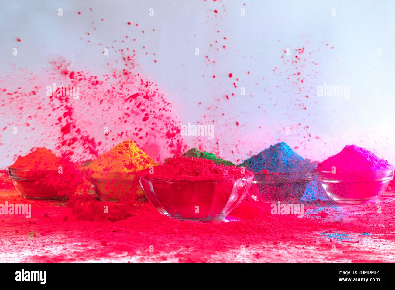 Dry Color powders for Holi Indian festival of colors Stock Photo - Alamy