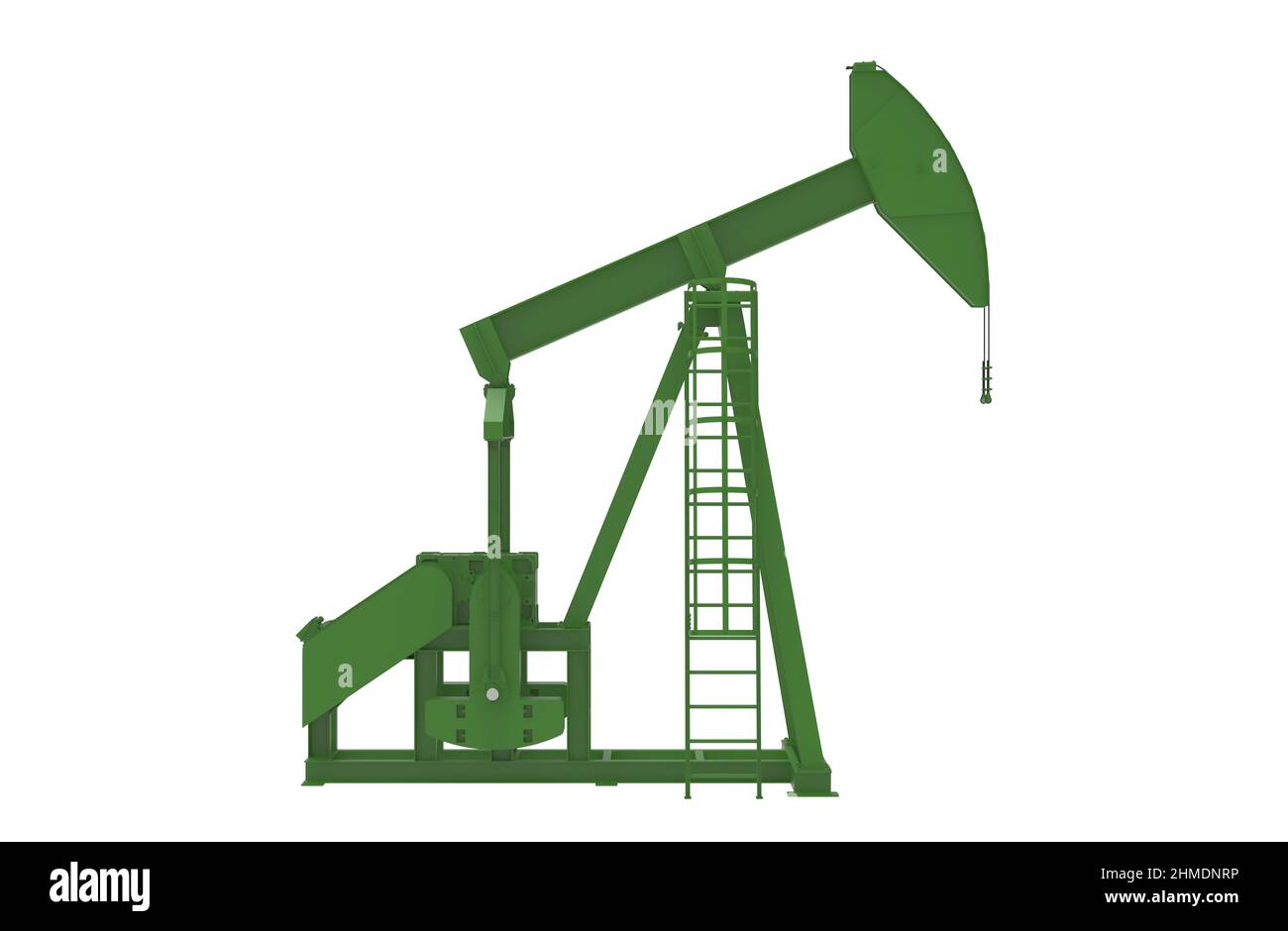 pumpjack oil pump isolated 3d illustration Stock Photo Alamy