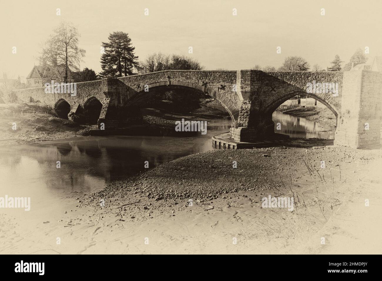 Georgian garden painting bridge hi-res stock photography and images - Alamy