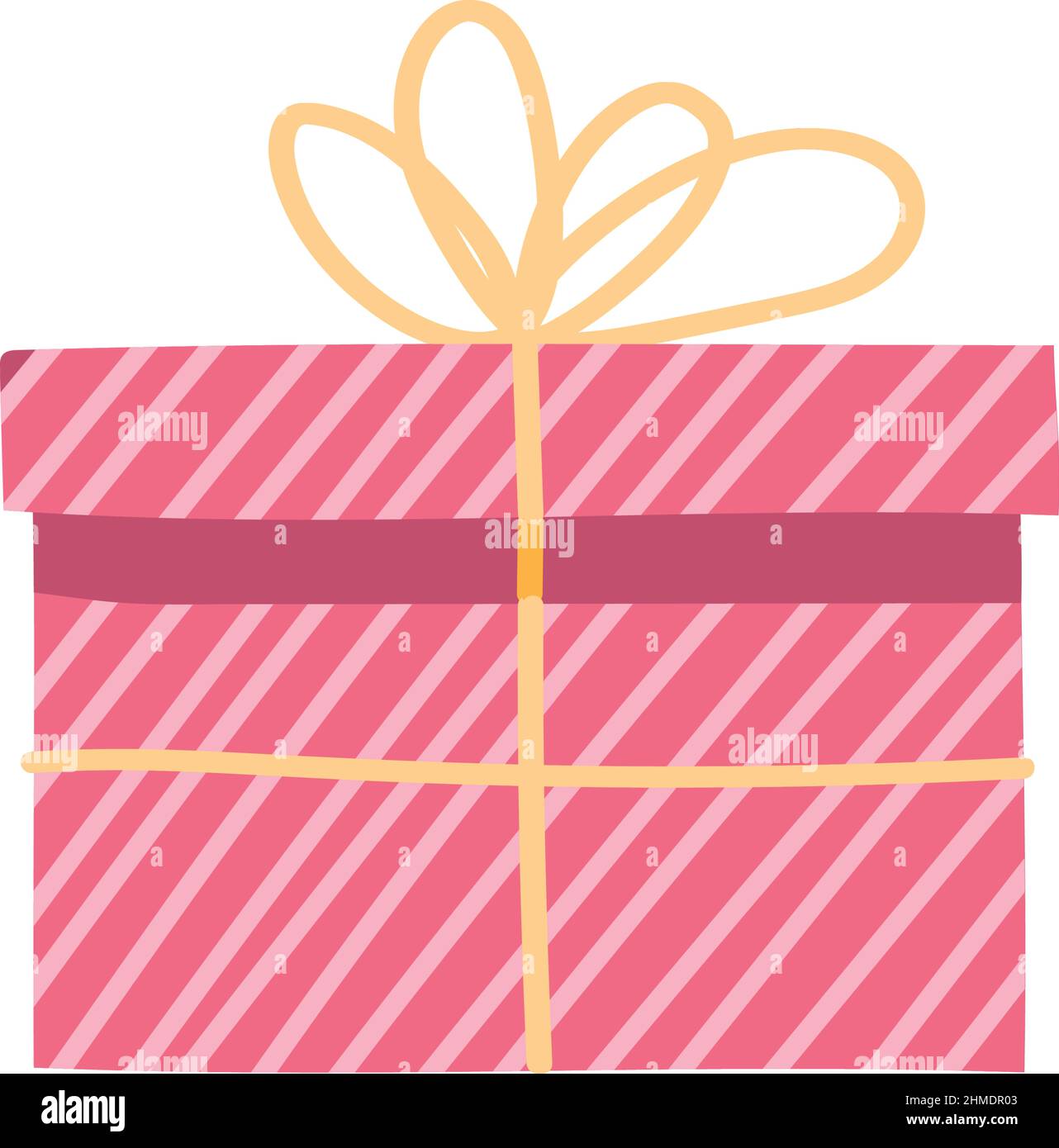 red gift box present icon Stock Vector Image & Art - Alamy