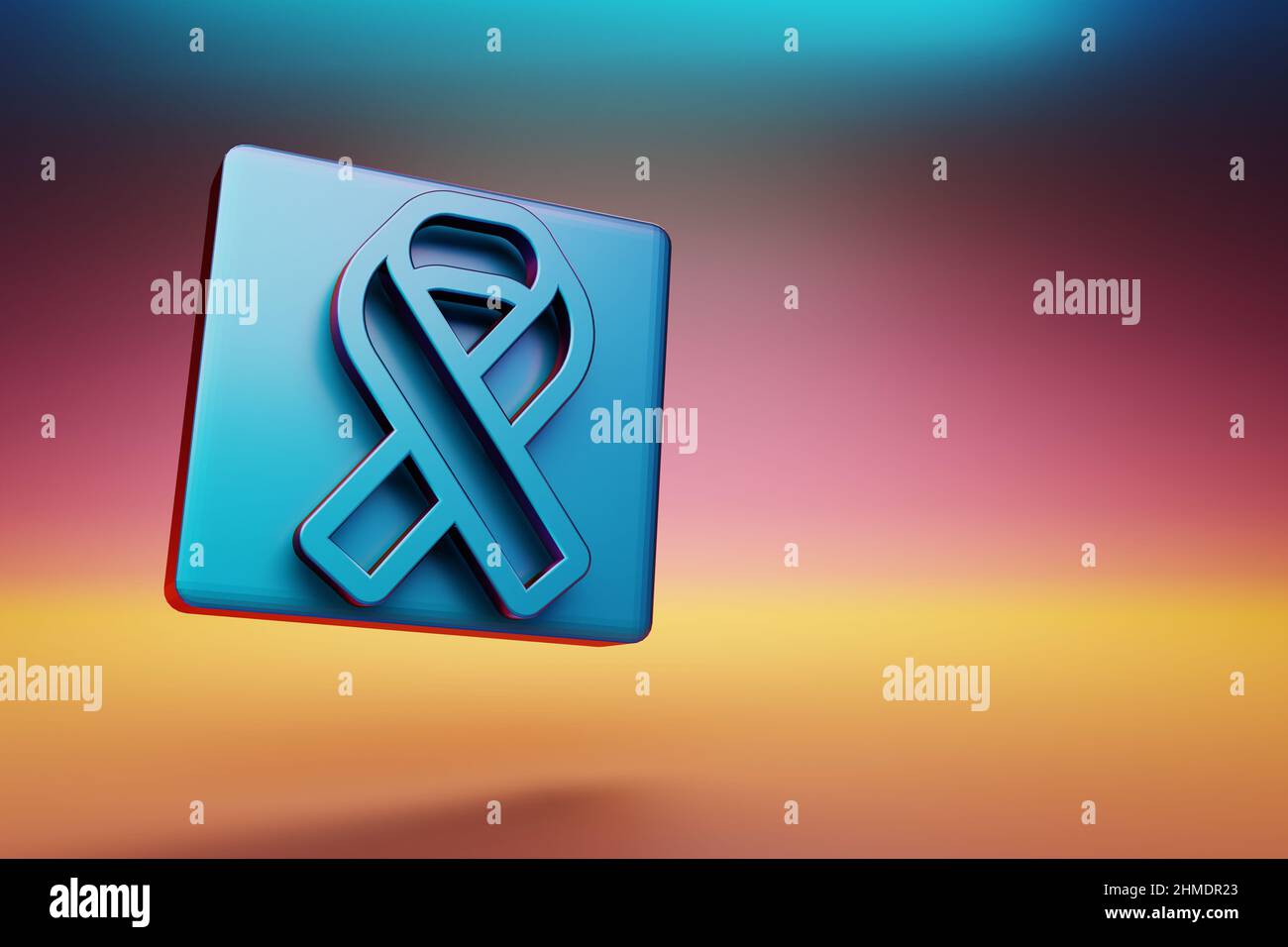 HIV icon. Beautiful Blue HIV symbol icons on multicolor bright ...