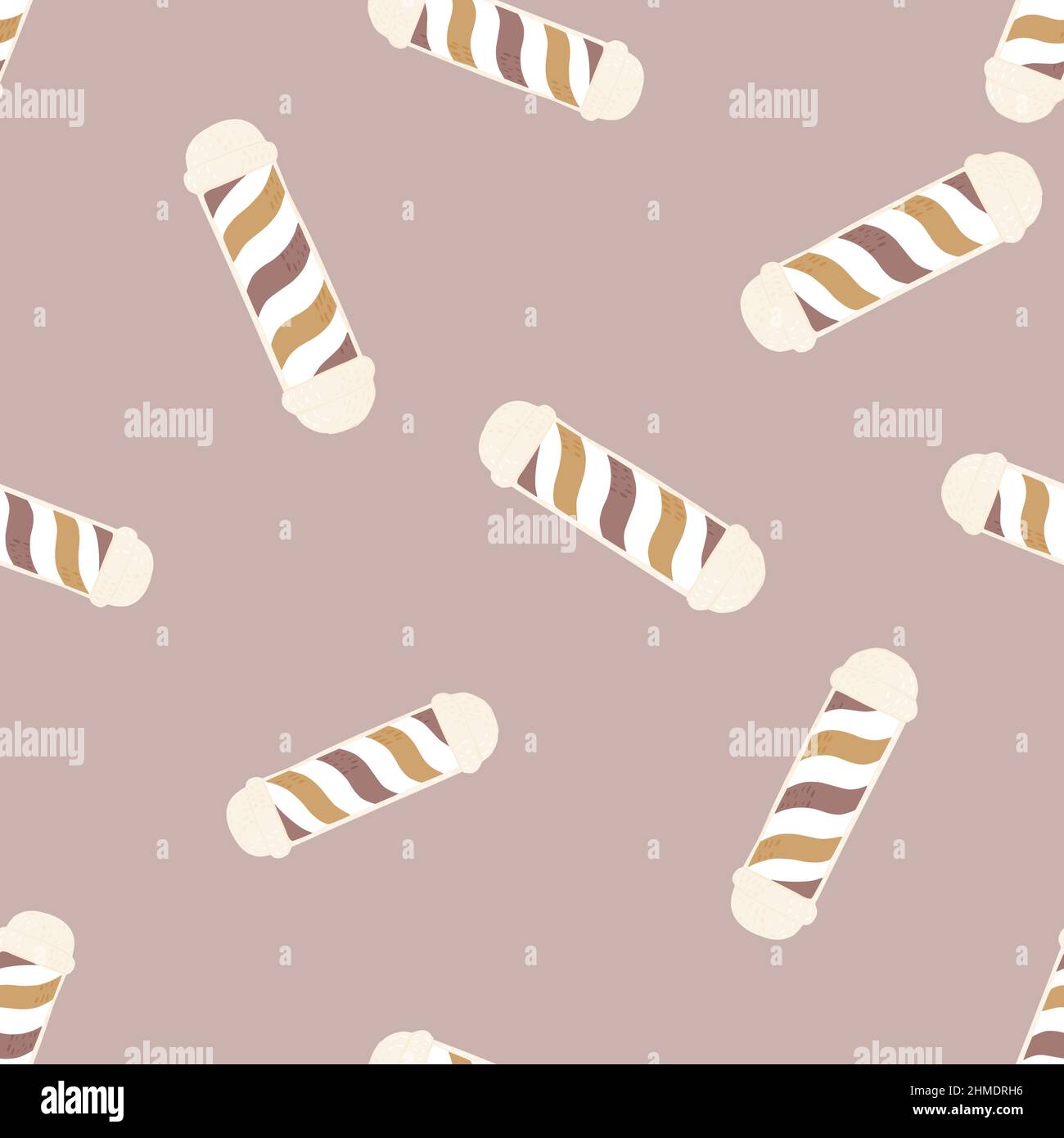 Barber's pole seamless pattern. Barbershop background. Repeated texture ...