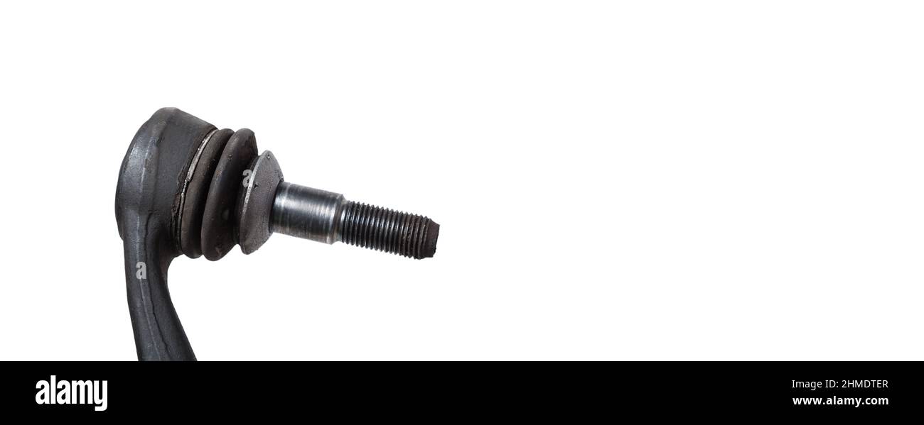 Brand new car ball joint isolated on white background Ball joint is the