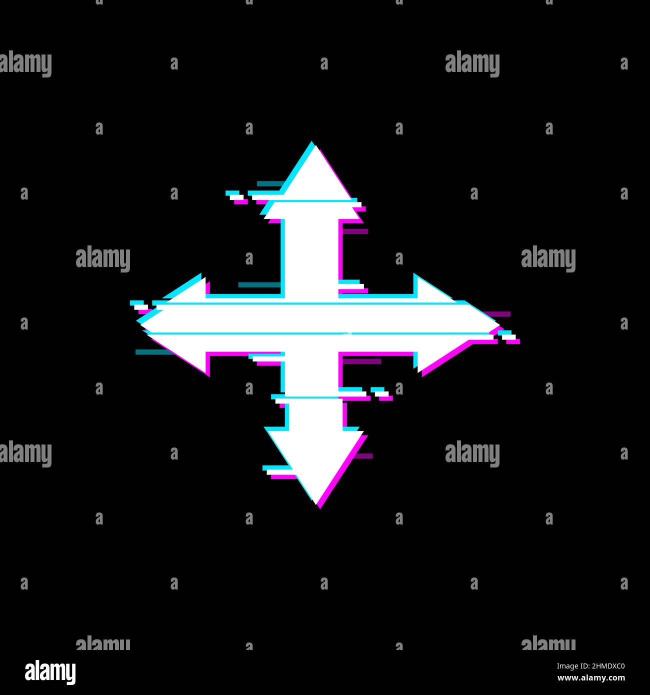 Directional arrow pointing left on Stock Vector Images - Alamy