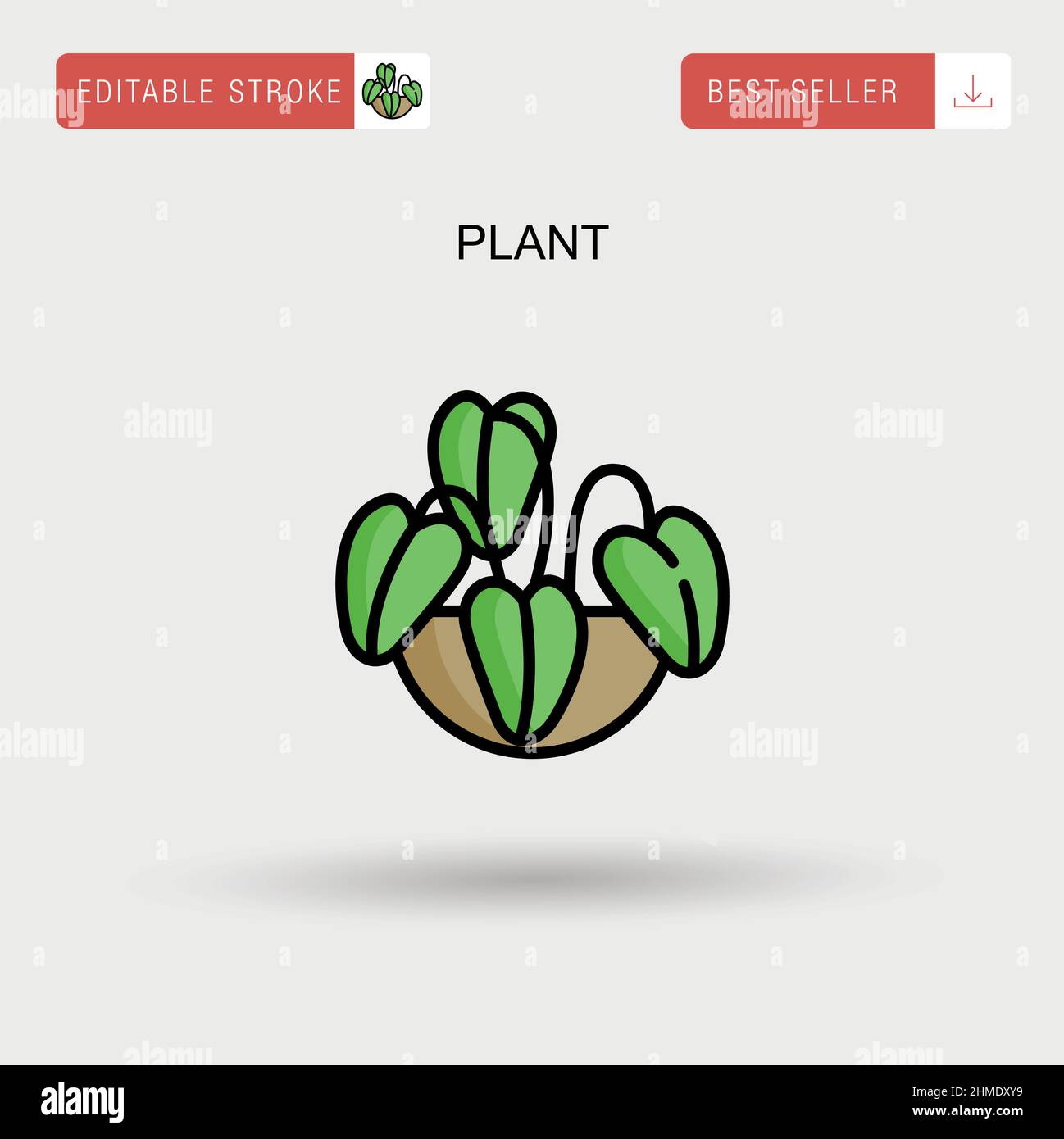 Plant Simple vector icon Stock Vector Image & Art - Alamy