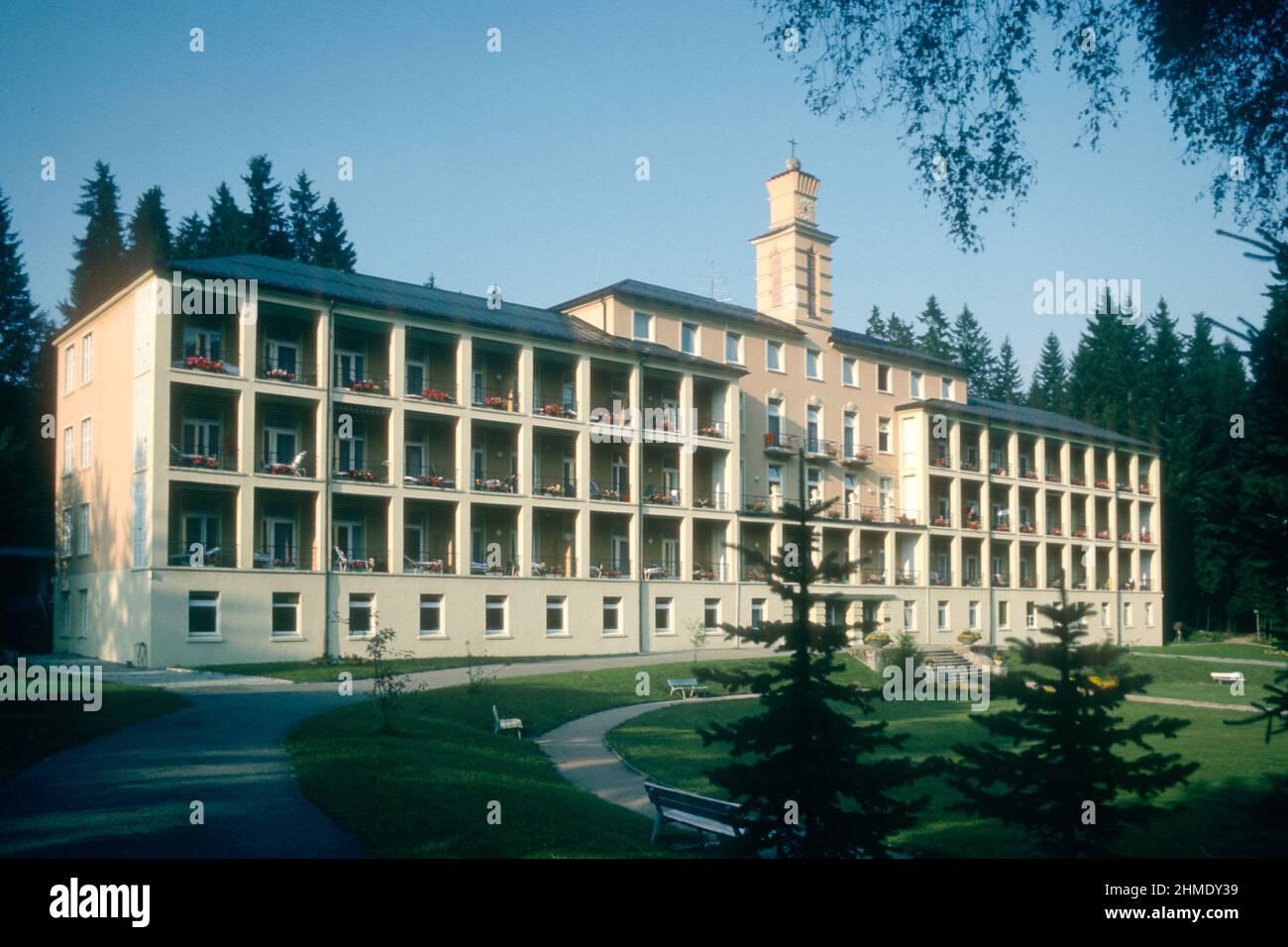 Feldberg rehabilitation clinic in 1981, St Blasien, Baden-Württemberg, Germany Stock Photo