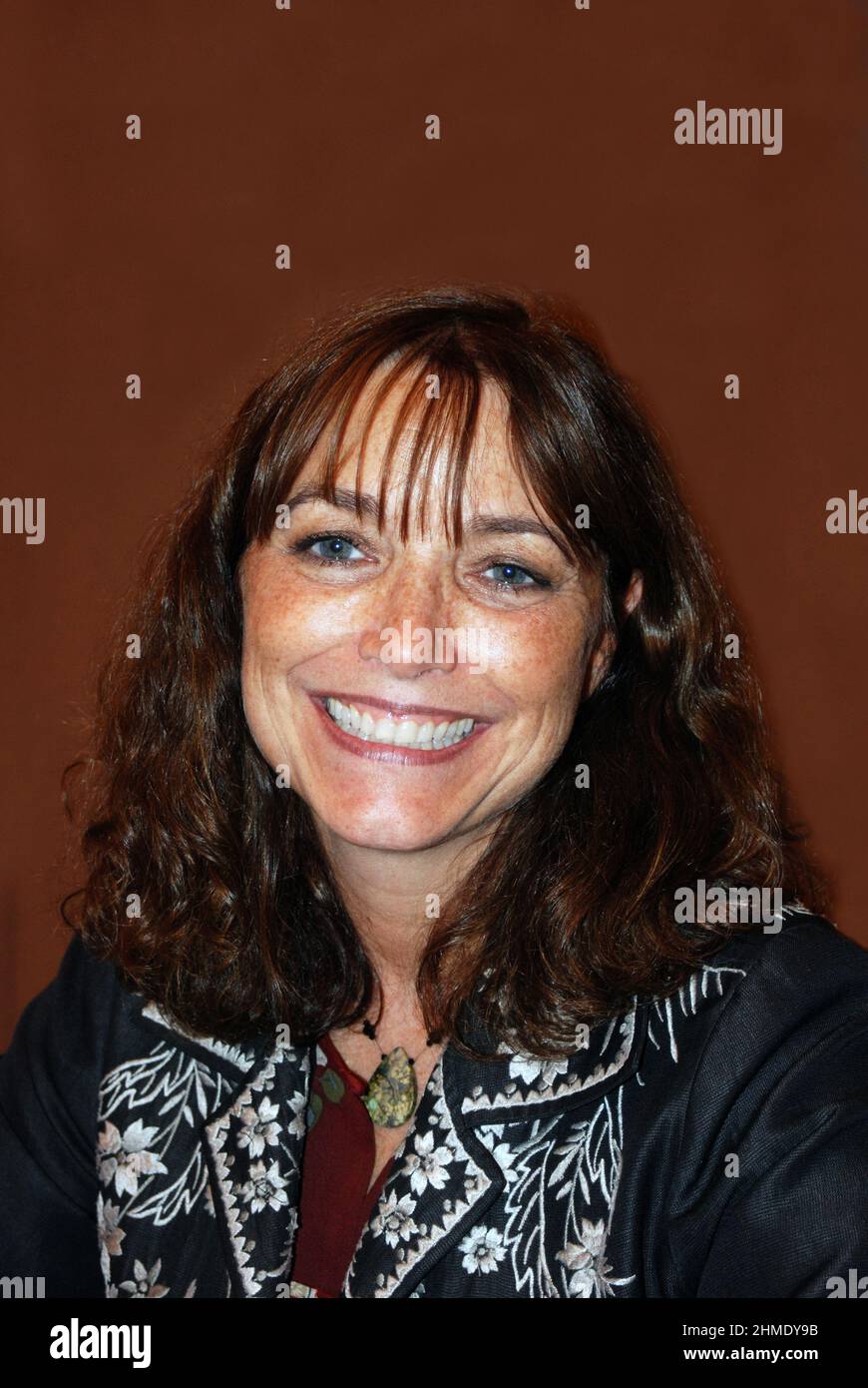 Karen Allen, American film, TV, stage actress & theatre director. Known for Animal House, Indiana Jones, Raiders of the Lost Ark, Scrooged & Starman. Stock Photo