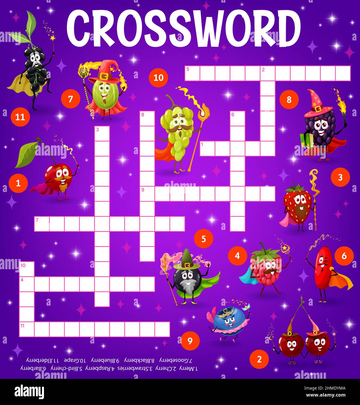 Cartoon Sweets And Desserts Crossword Puzzle Game Sto vrogue.co