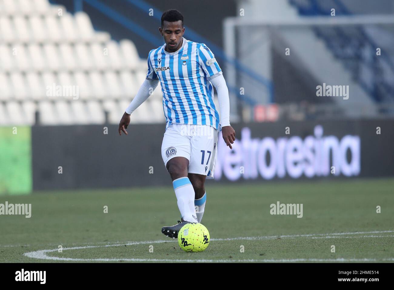 ELIO CAPRADOSSI (SPAL) SPAL - BRESCIA CAMPIONATO CALCIO SERIE B 2021-2022  Stock Photo - Alamy