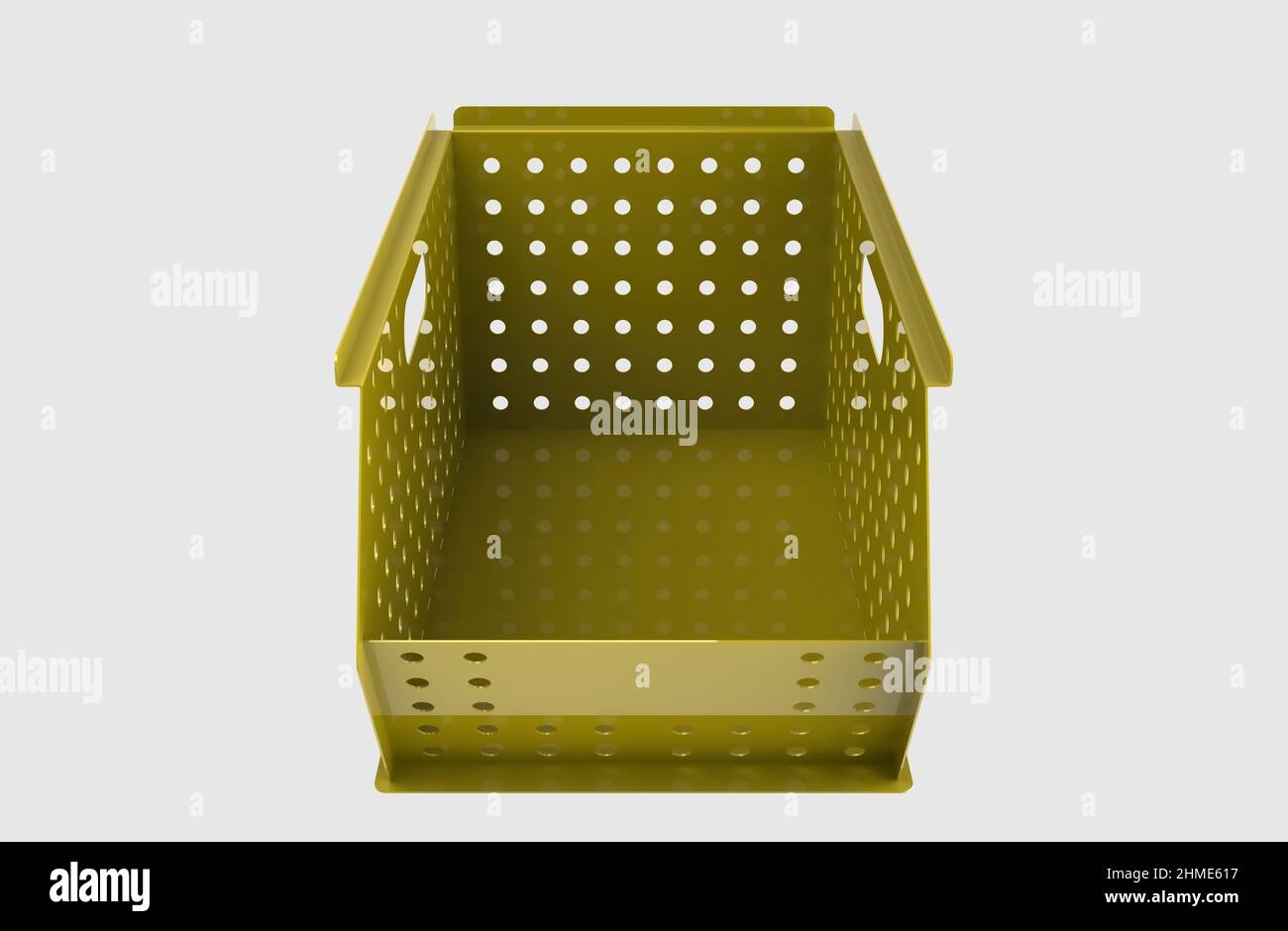 Painted file cabinet for study and work 3d image illustration Stock Photo