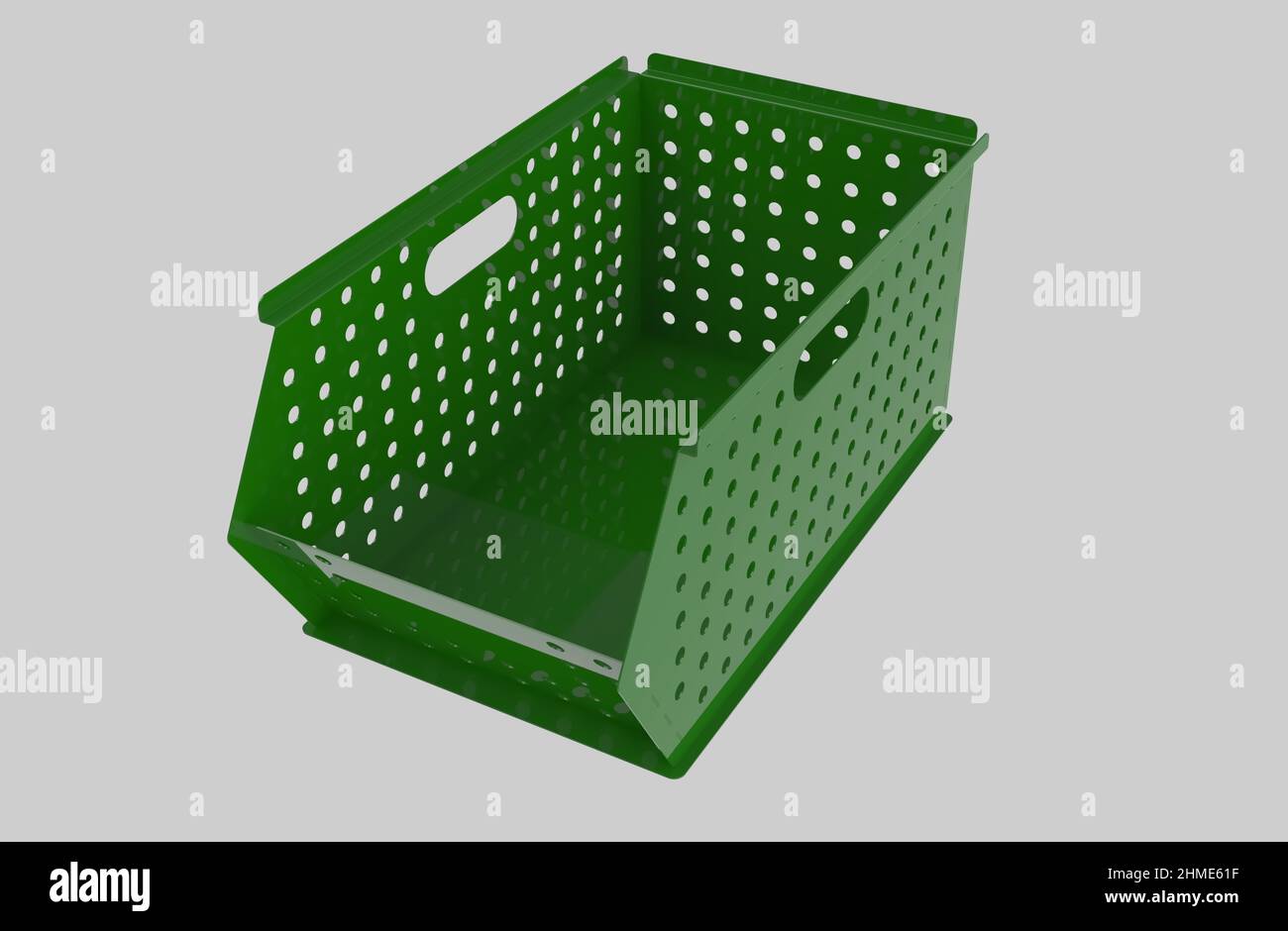 Painted file cabinet for study and work 3d image illustration Stock Photo