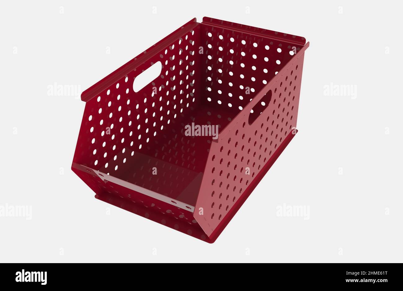 Painted file cabinet for study and work 3d image illustration Stock Photo