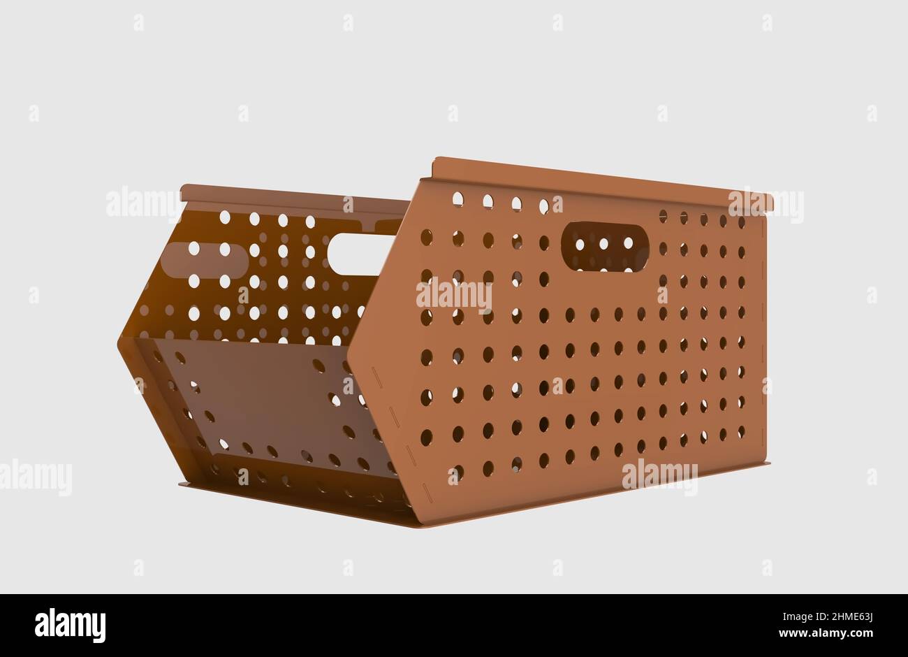 Painted file cabinet for study and work 3d image illustration Stock Photo