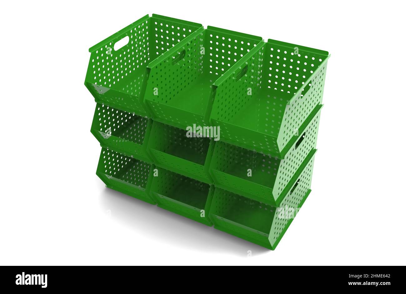 Painted file cabinet for study and work 3d image illustration Stock Photo