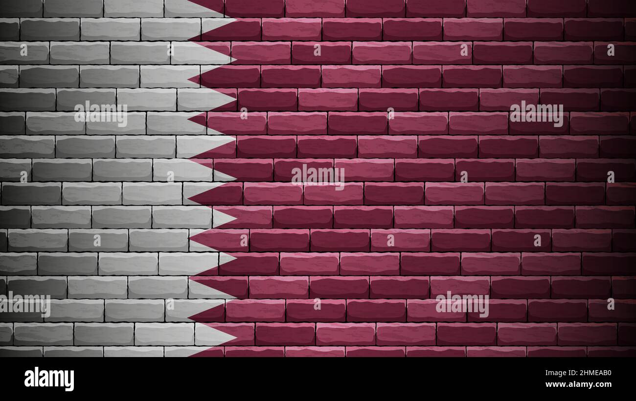 EPS10 Vector Patriotic background with Qatar flag colors. An element of ...