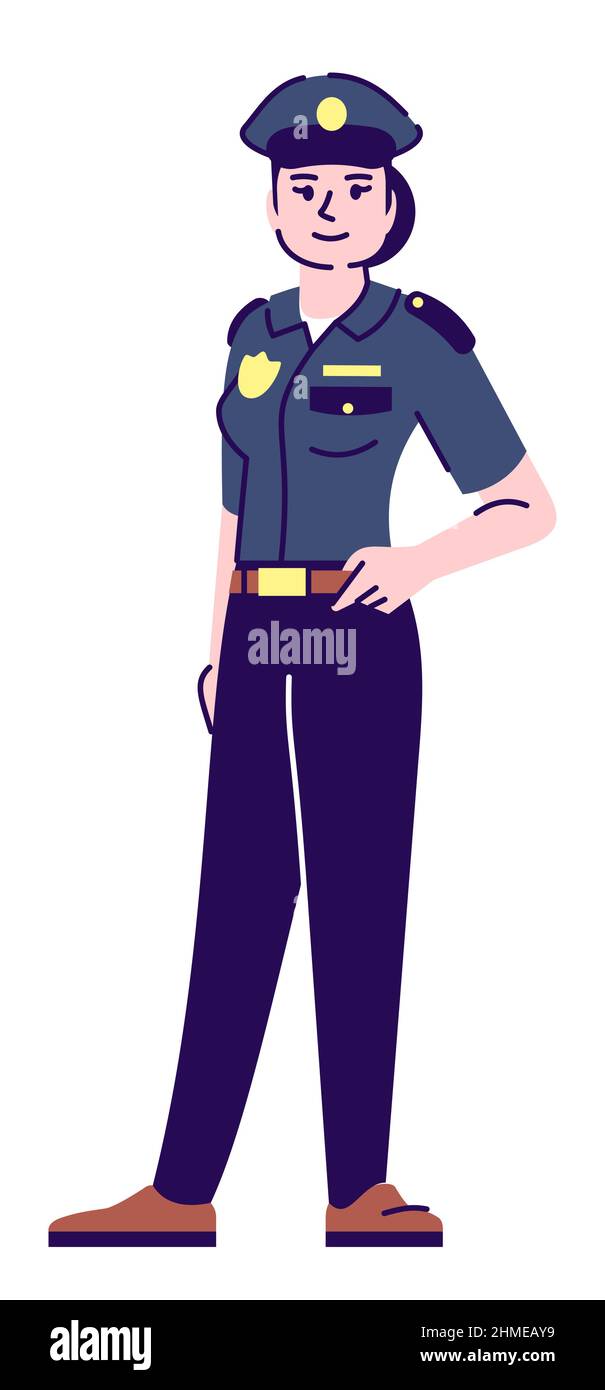 Responding to emergency situations semi flat RGB color vector ...