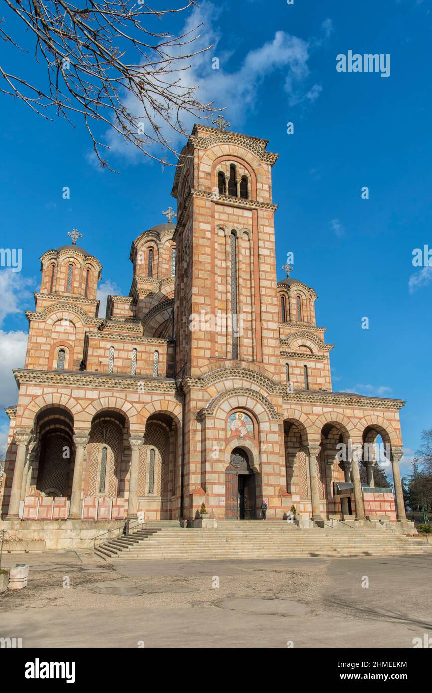 St. Mark's Church in Belgrade, Serbia Stock Photo