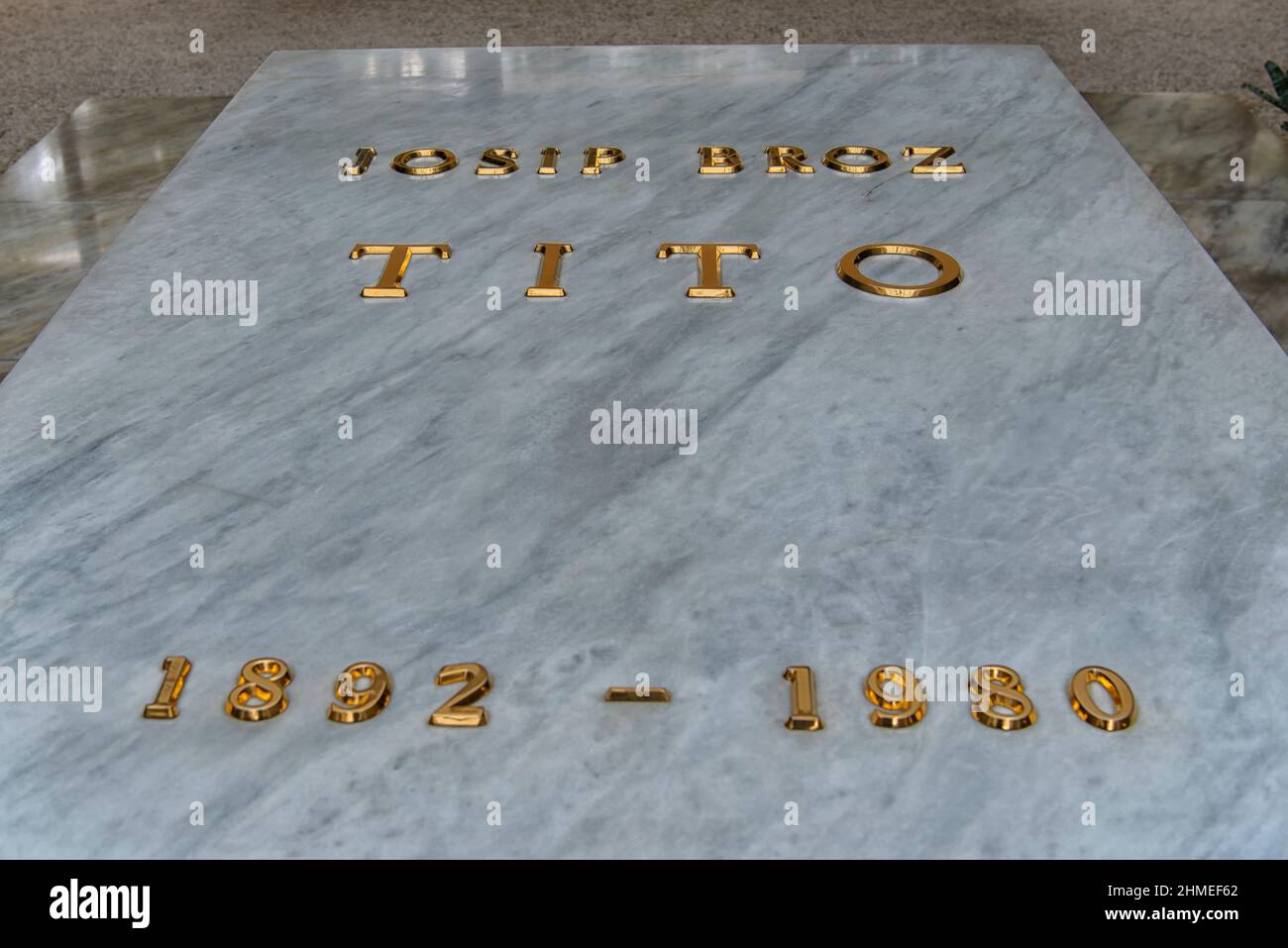 Josip Broz Tito Tomb in Belgrade, Serbia Stock Photo - Alamy