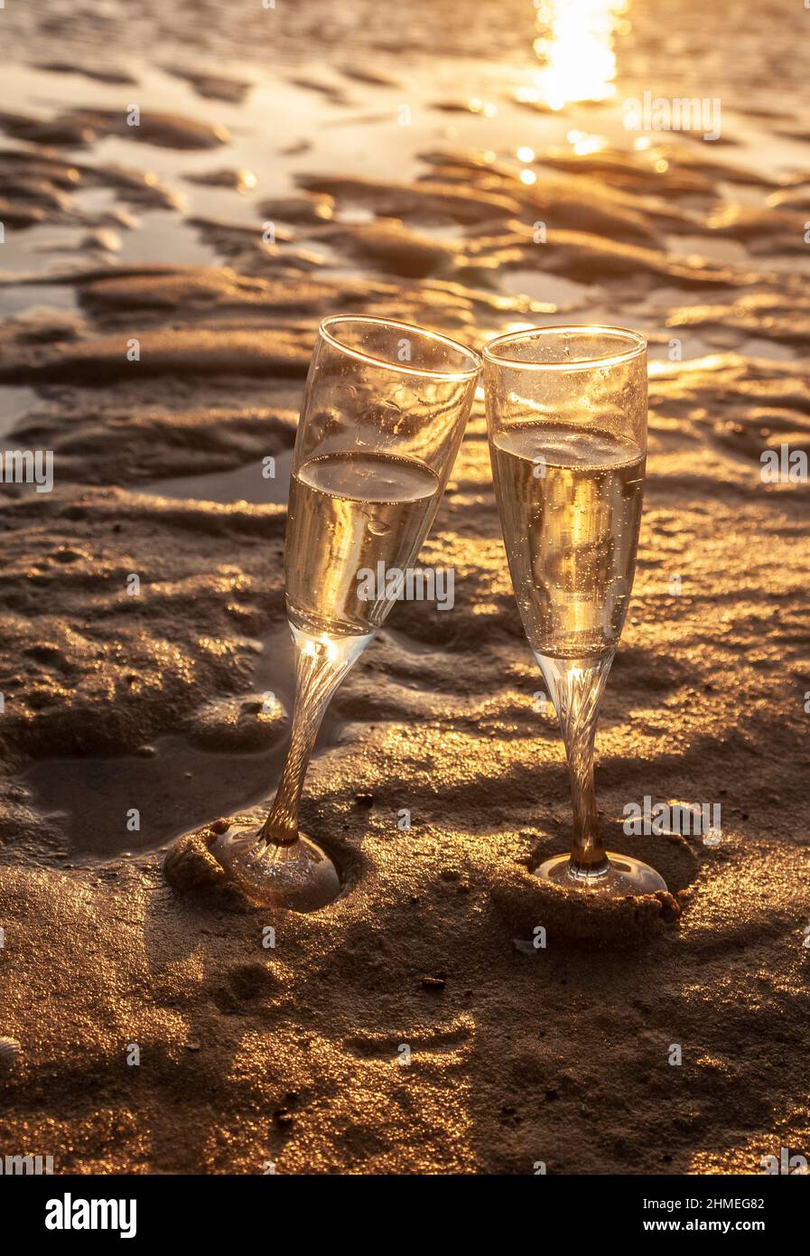 2 Champagne glasses Stock Photo by ©magann 19315611
