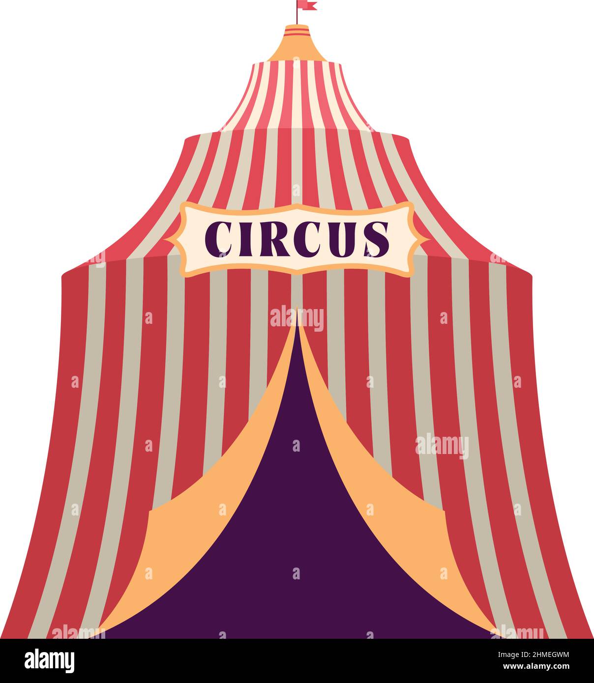 circus tent classic style icon Stock Vector Image & Art - Alamy