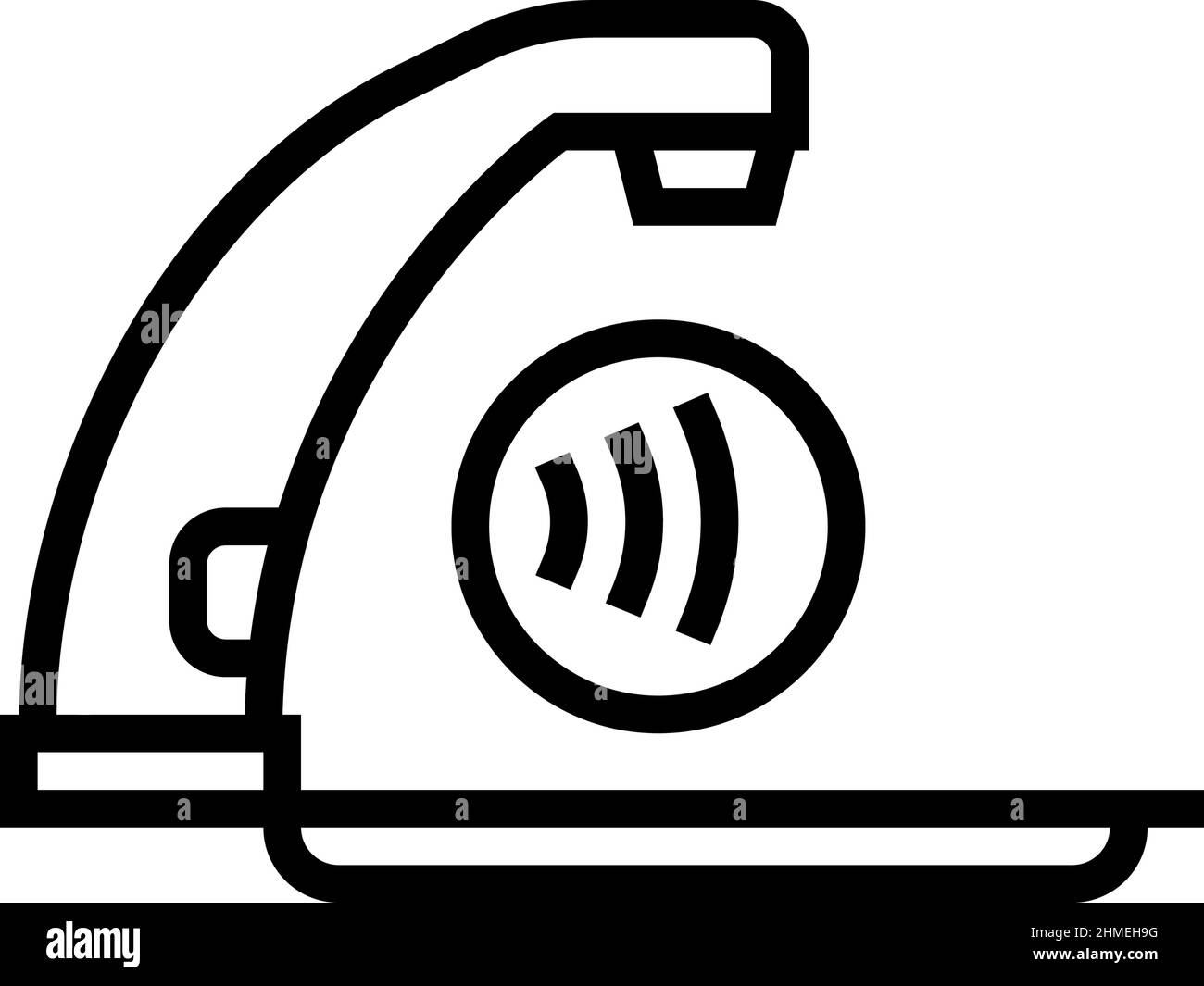 faucet contactless line icon vector illustration Stock Vector Image ...