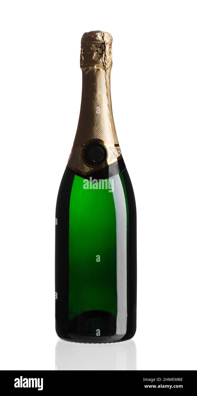 https://c8.alamy.com/comp/2HMEMBE/green-champagne-bottle-with-gold-foil-isolated-on-the-white-bacground-2HMEMBE.jpg