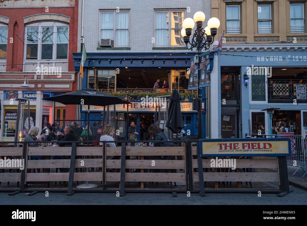 The Field is an authentic Irish pub in the heart of the Gaslamp quarter