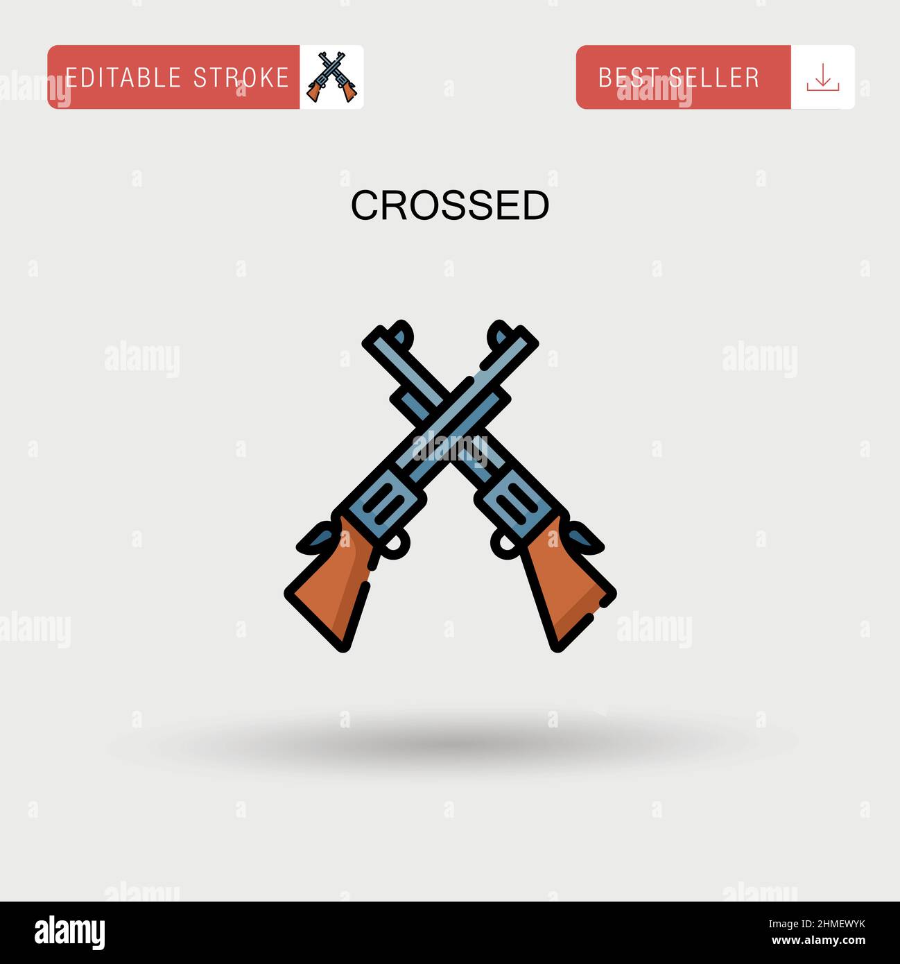 Christ crossed Stock Vector Images - Alamy