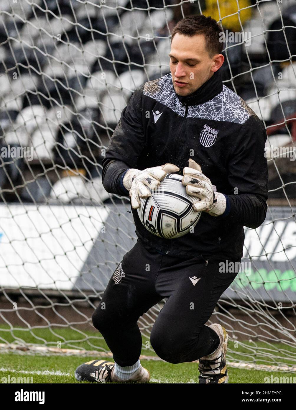 Hartlepool United's Kieran Burton during the Vanarama National League match  between Altrincham and Hartlepool United at