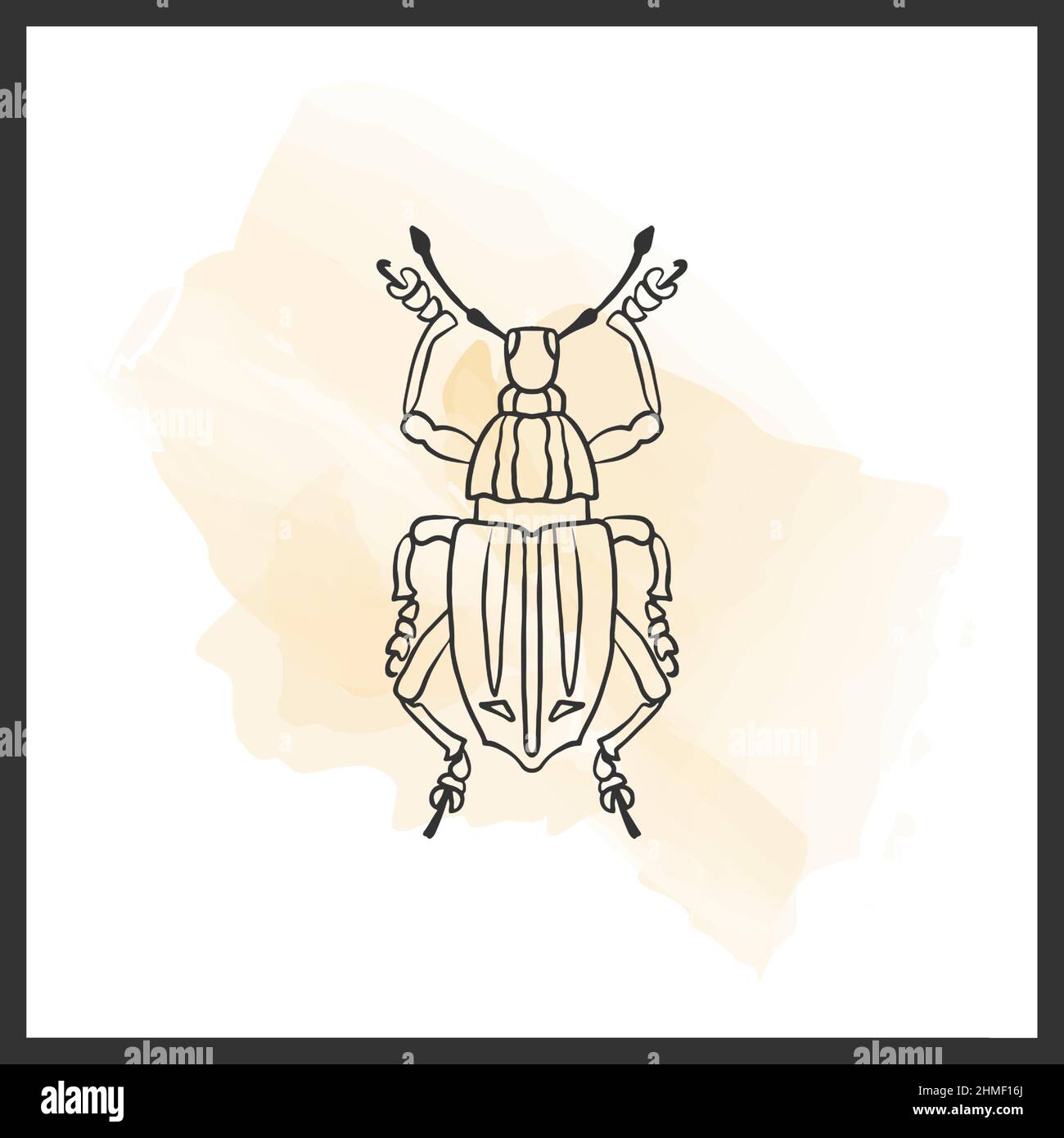 A modern universal art poster. Suitable for greeting cards, posters