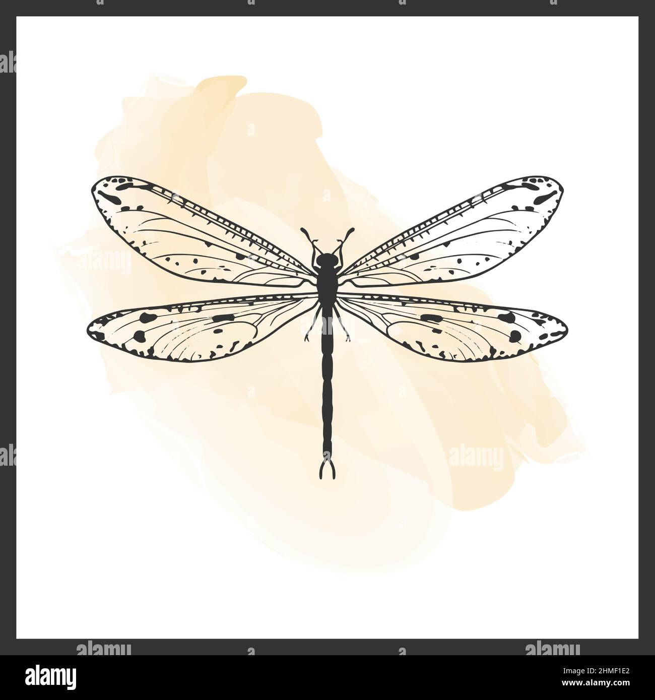 A modern universal art poster. Suitable for greeting cards, posters