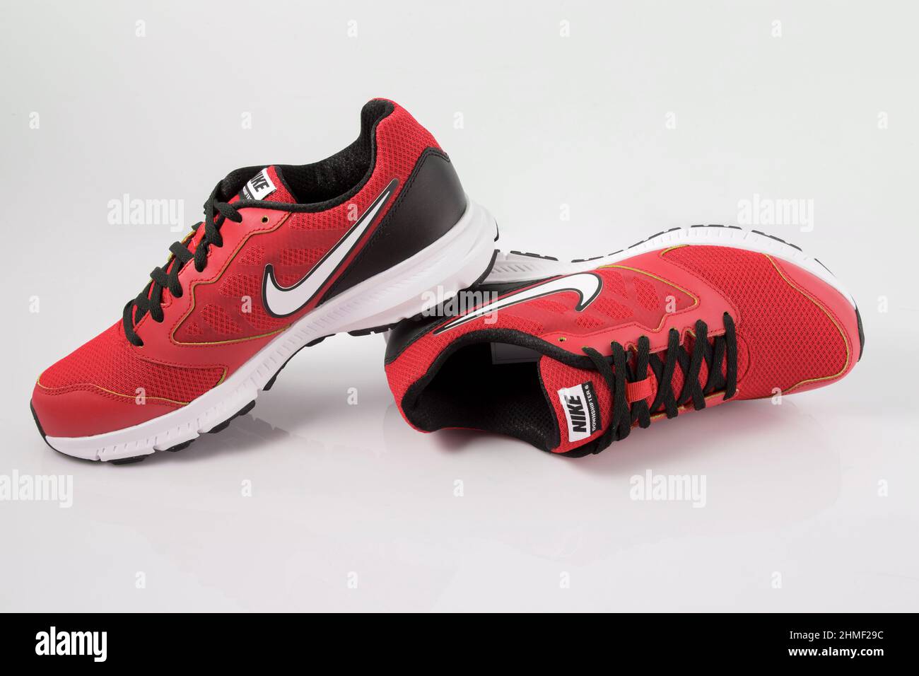 Portugal, February 9, 2022:Nike Sneaker Running. Nike, Multinational  company. Isolated on White. Product shots Stock Photo - Alamy