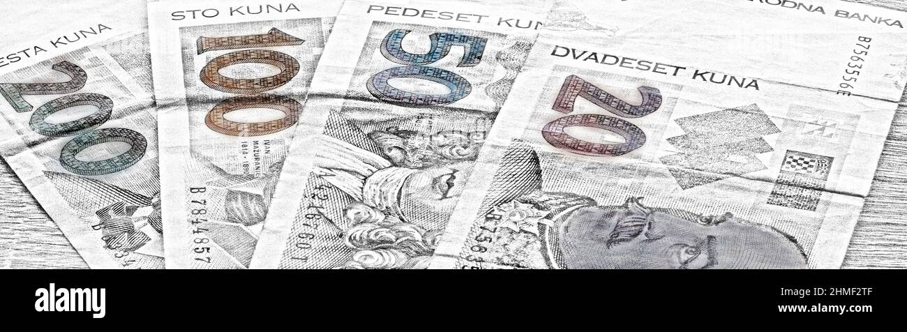 Currency : Croatian Kuna Stock Photo - Alamy