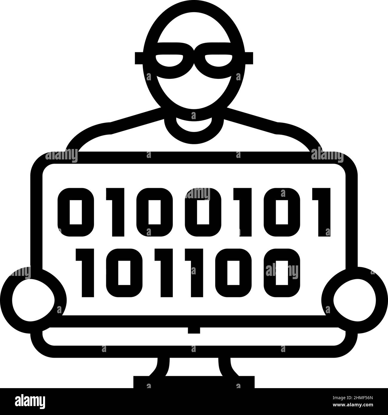 Coder sign Black and White Stock Photos & Images - Alamy
