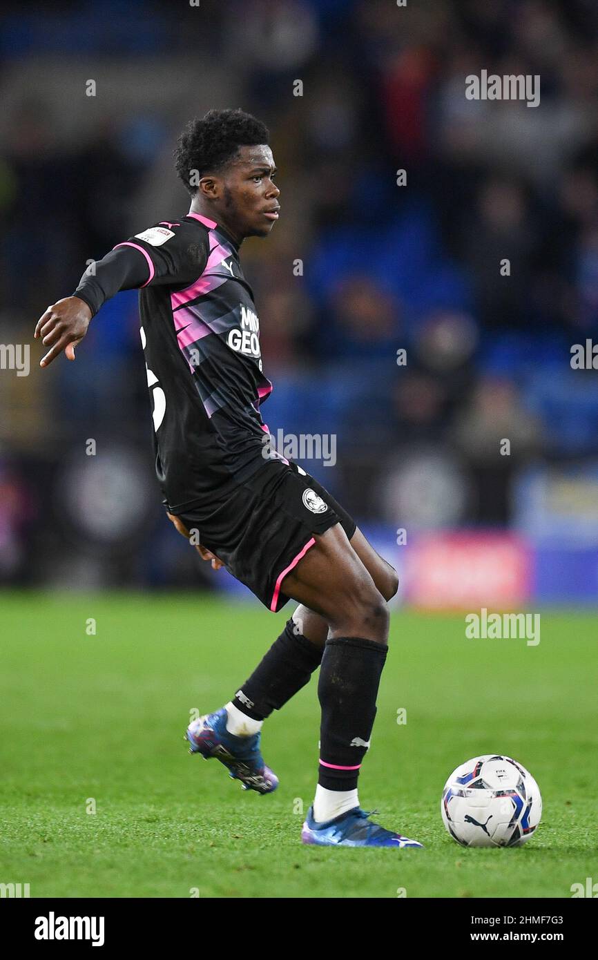 Kwame Poku 15 of Peterborough United in action during the game Stock