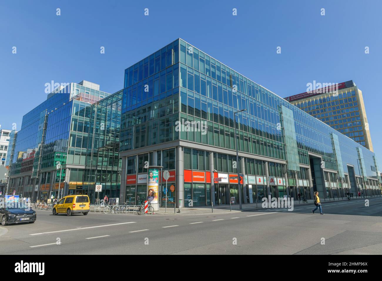 Axel-Springer-Passage, Rudi-Dutschke-Strasse, Kreuzberg, Berlin, Germany Stock Photo