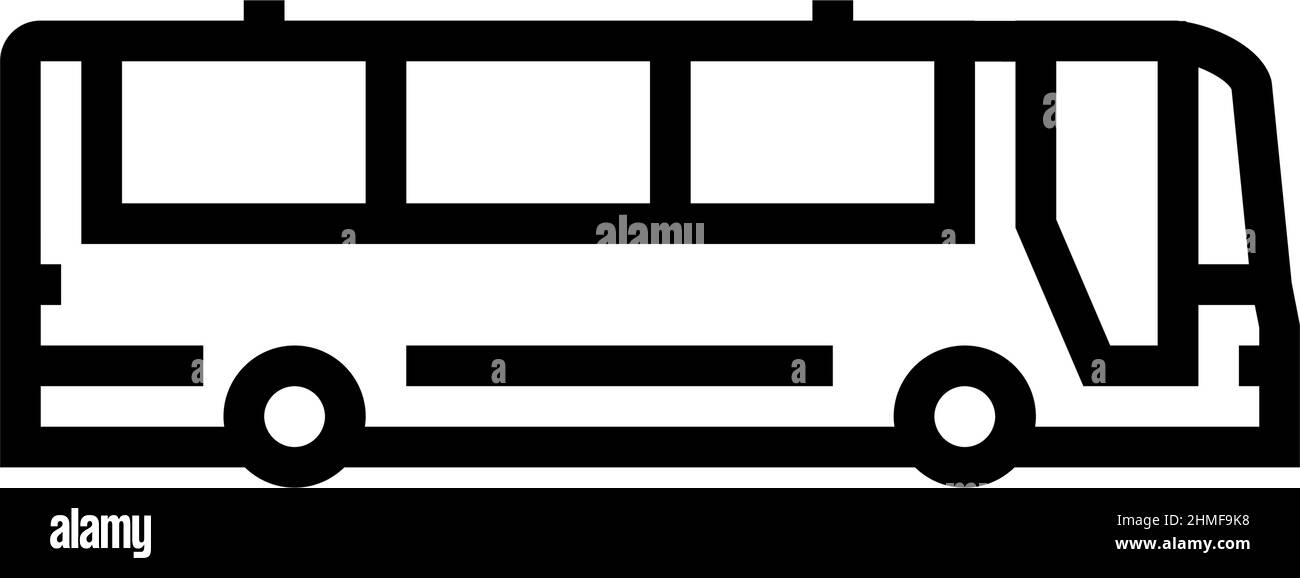 bus transport line icon vector illustration Stock Vector Image & Art ...