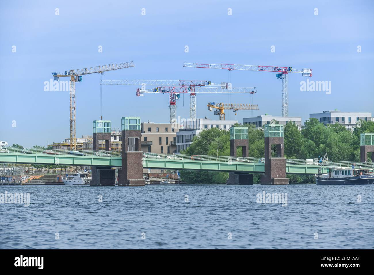 Waterkant development area, Haselhorst, Spandau, Berlin, Germany Stock Photo